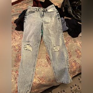 Joe fresh size 26 mom jeans acid wash new with tags